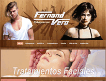 Tablet Screenshot of fernandveropeluqueros.com